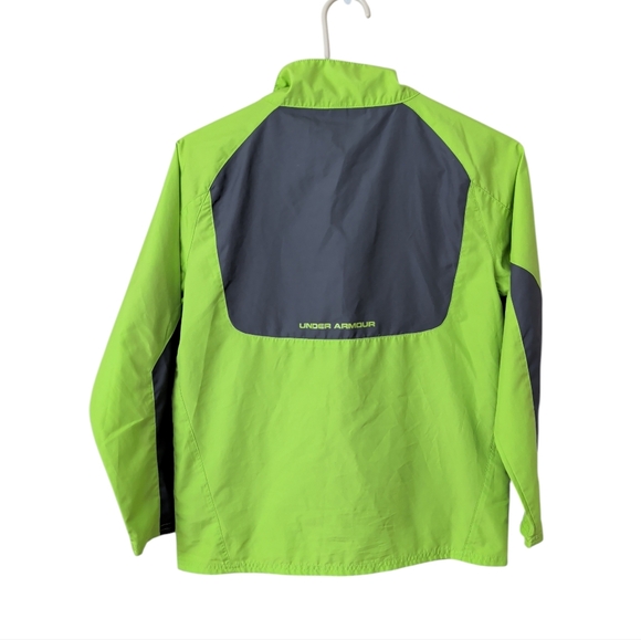Under Armour Loose Zip Up Lightweight Windbreaker Jacket YMD Youth Medium - Picture 8 of 16